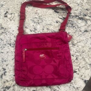 Coach Fuchsia Crossbody Bag